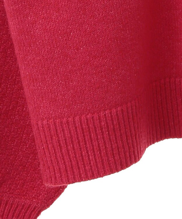 Green Parks 袖かのこニットプルオーバー Pink