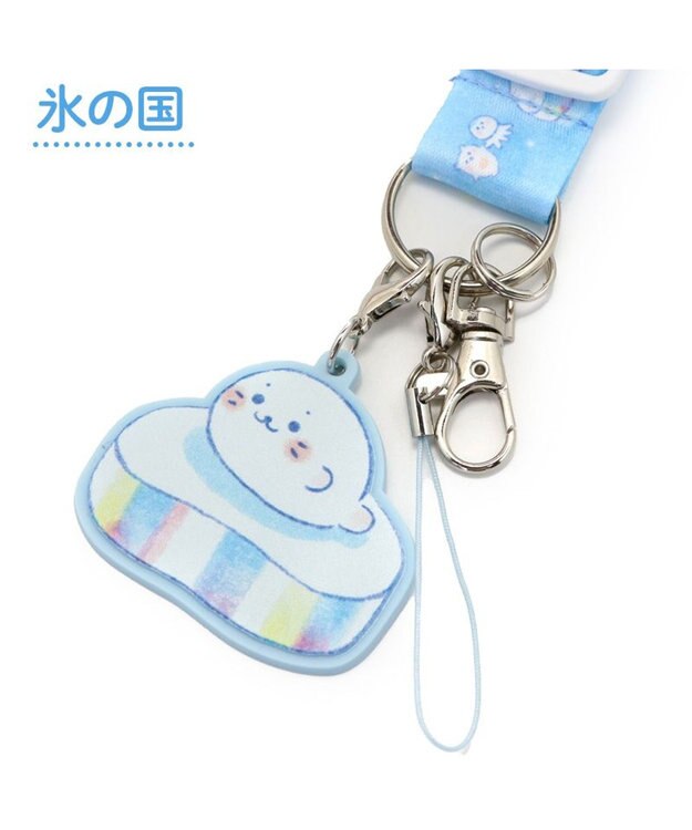 Mother garden しろたん マスコット付きネックストラップ 《氷の国》 単品 氷の国