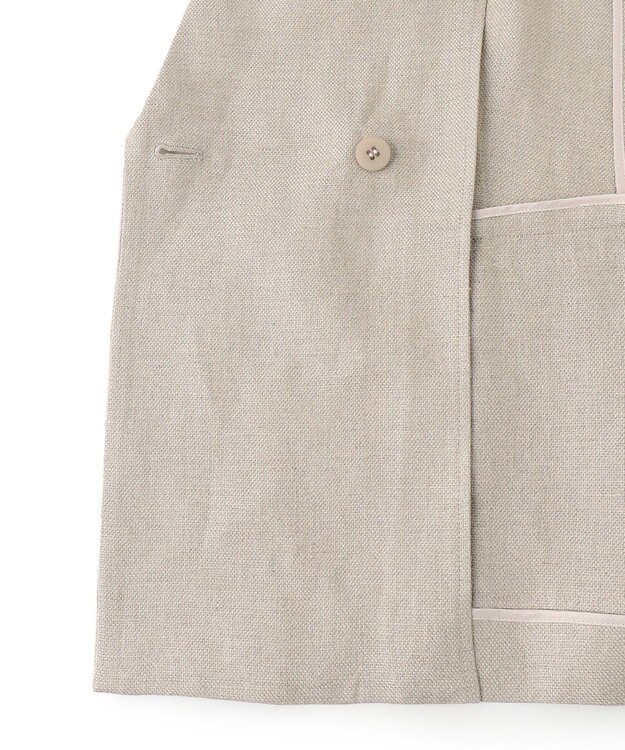 BEIGE， BURDOCK / ダブルジャケット Flax