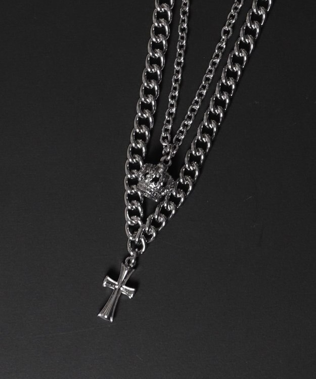 WEGO Mモチーフレイヤードネックレス 柄1