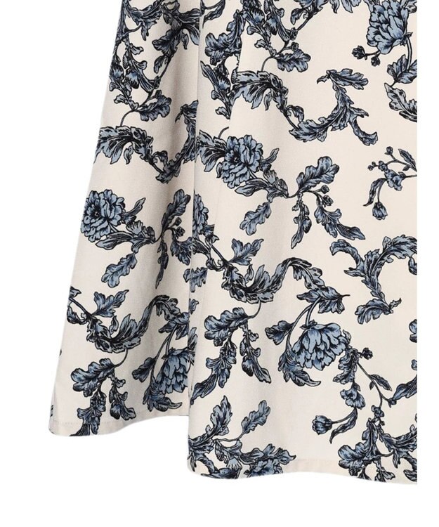 earth music&ecology バックレースアップスカート Ecru