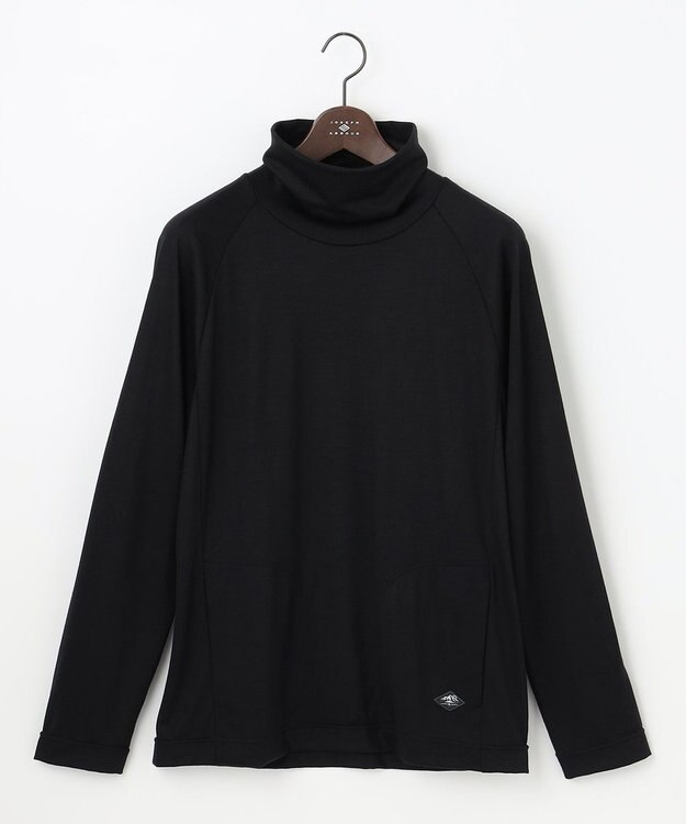 JOSEPH ABBOUD MOUNTAIN 【UNISEX】ウォッシャブルウールタートルネック ブラック系