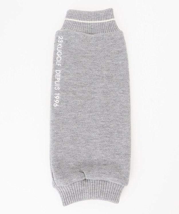 23区GOLF 防風機能付きの裏地で足元あたたか【WOMEN】ニット レッグウォーマー ライトグレー系