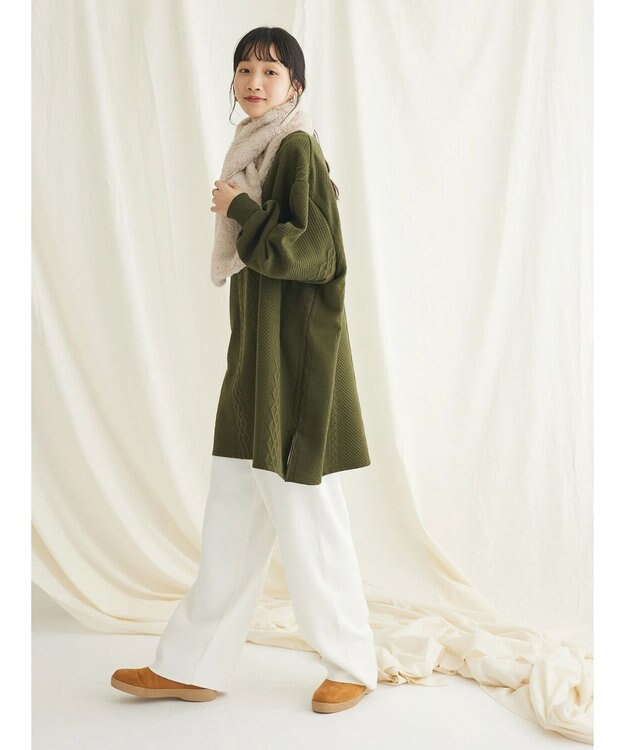 CRAFT STANDARD BOUTIQUE JQカットチュニック1 Khaki