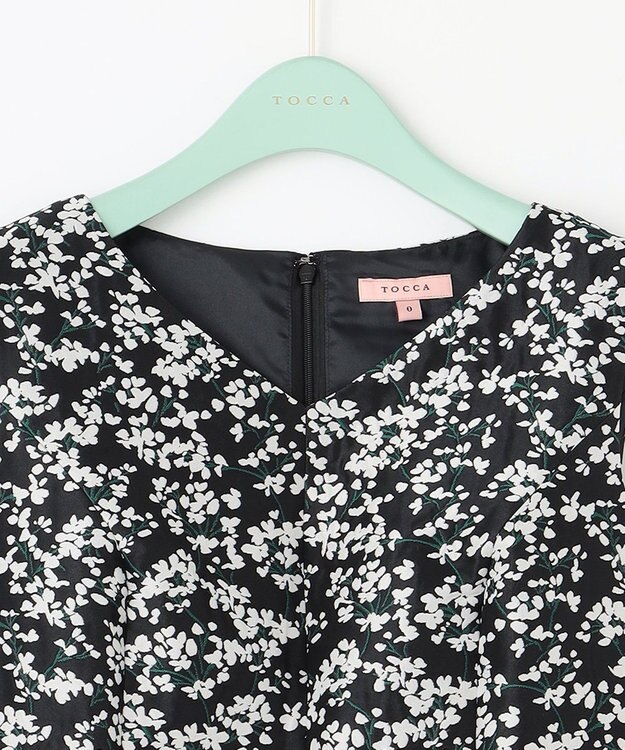 TOCCA 【洗える】PONPON MUM ドレス ブラック系