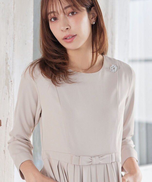 Tiaclasse リーフパールブローチ シルバー