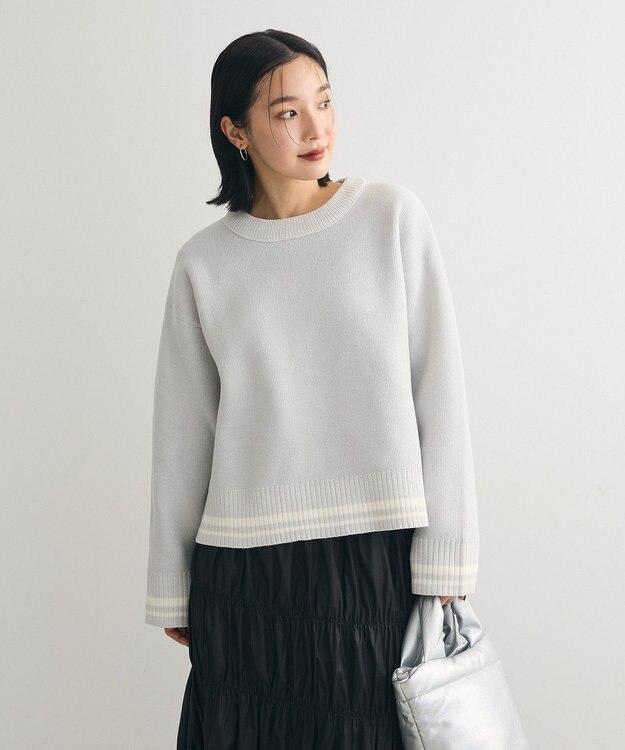 Green Parks ２ＷＡＹリバーシブルニットプルオーバー Gray