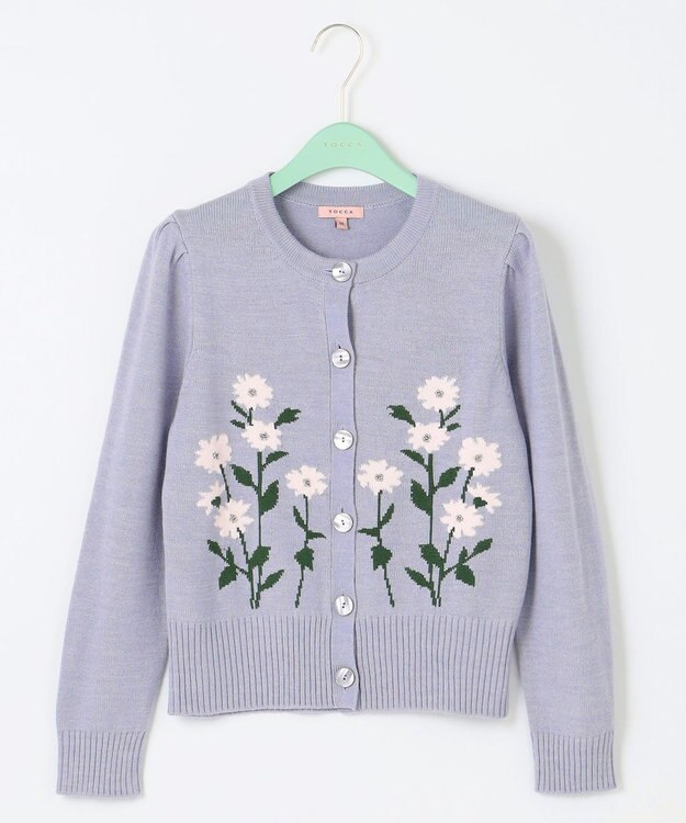 TOCCA 【洗える！】GENTILESSE カーディガン グレー系