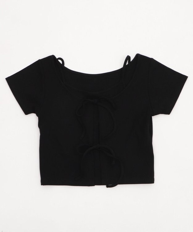 WEGO キャミドッキングカーデトップス ブラック