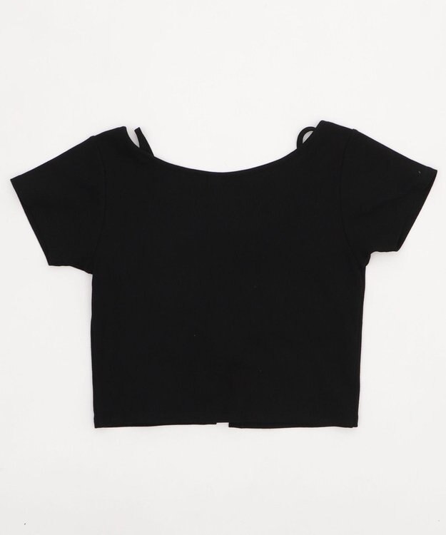 WEGO キャミドッキングカーデトップス ブラック