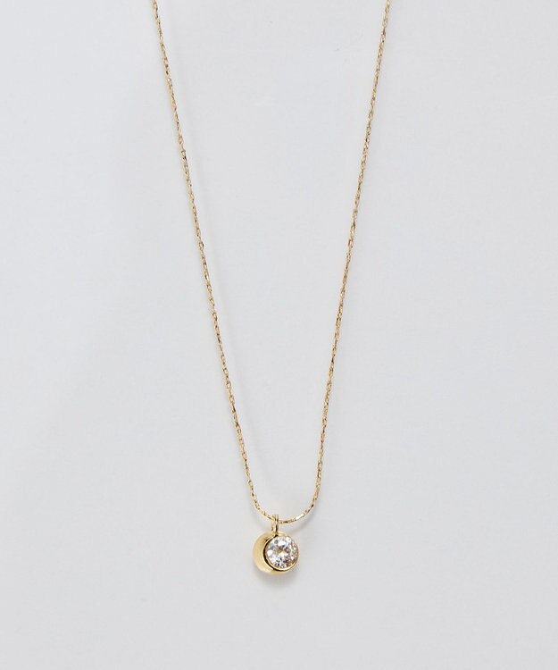 Phoebe 【金属アレルギー対応】スパークルドットビジューネックレス/ニッケルフリー ゴールド ゴールド