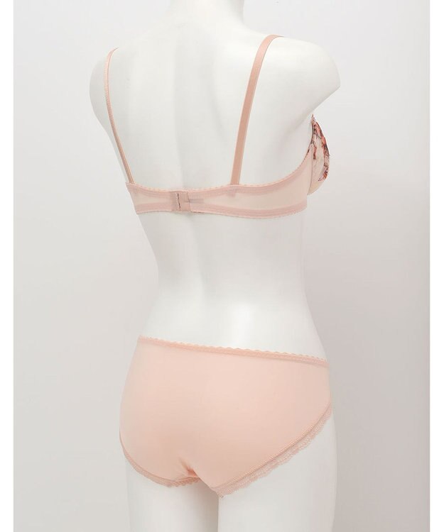 Wing WEB限定　ブラ＆ショーツセット　快適なつけごこち　はきこみ丈あさめ　ウイング／ワコール　CB3712 オレンジ