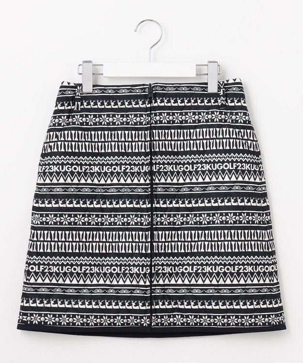 23区GOLF 【WOMEN】【防寒 】リバーシブル スカート ネイビー系5