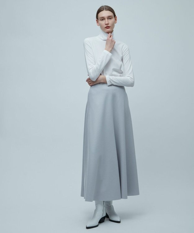 BEIGE， 【S-size】CORBY / フレアスカート Sax