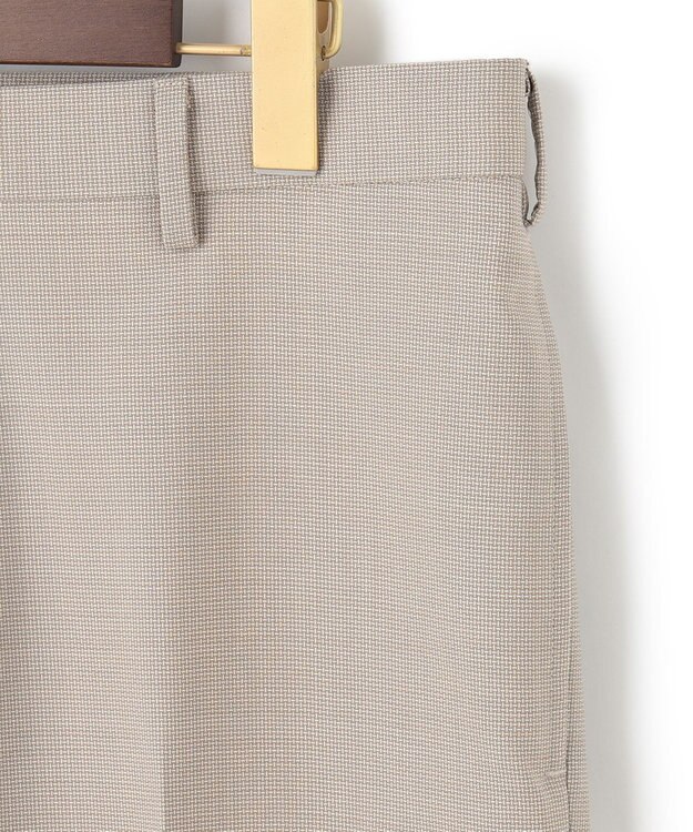 J.PRESS MEN 【PEPPIN MERINO COMFORT】ジオメトリックドビー スラックス ベージュ系