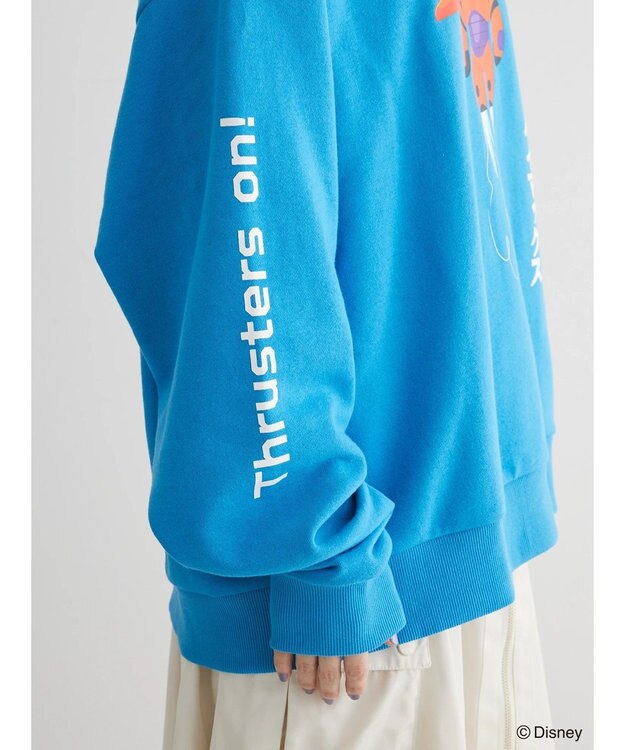 Green Parks ベイマックス／グラフィック裏毛プルオーバー Blue