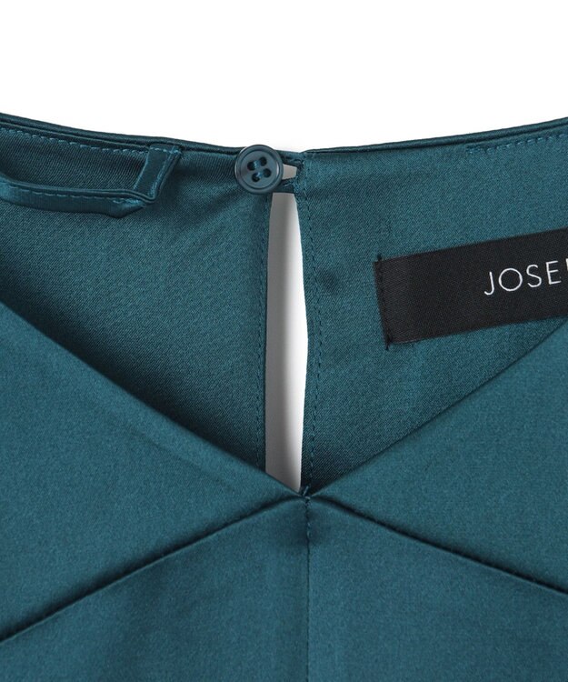 JOSEPH 【洗える】シルクサテン　ドレス Dark Teal