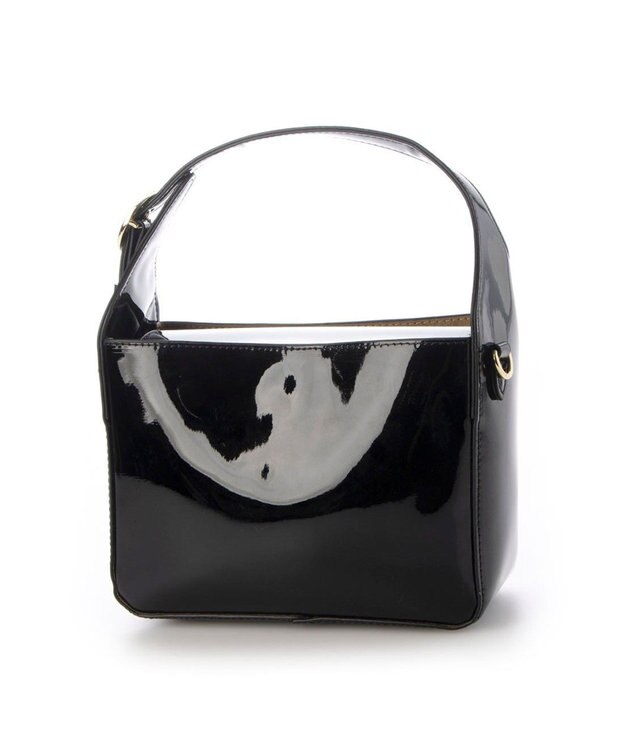 UNBILLION カシュカシュ cachecache / かっちりスクエア2wayバッグ ブラック