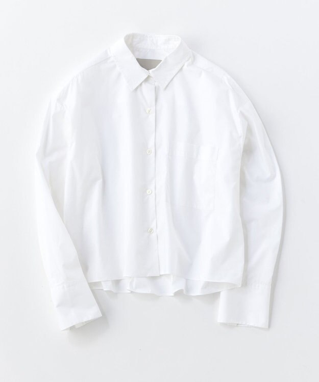 UNFILO 【抗菌防臭】イージーケア クロップド シャツ オフ