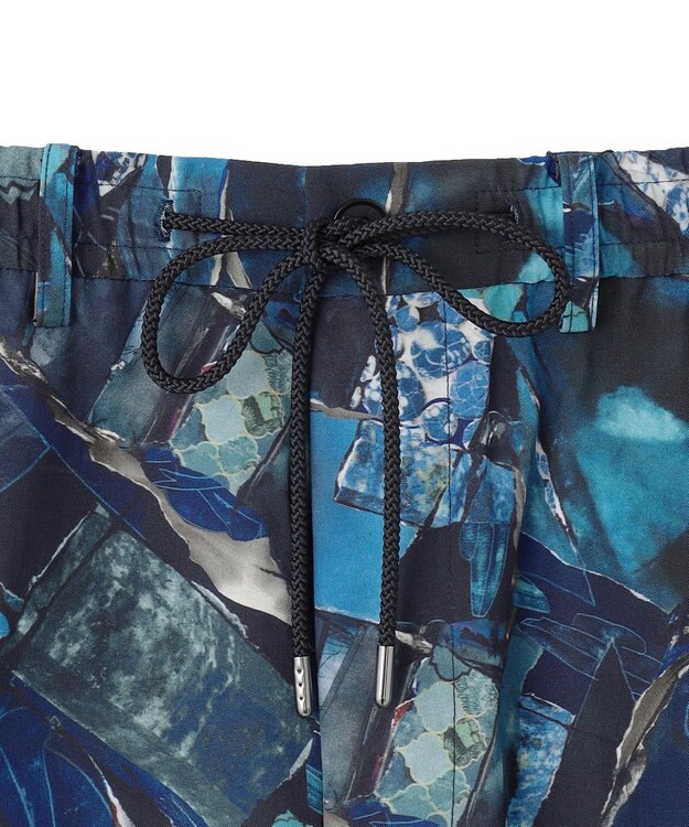 JOSEPH HOMME テクノボイルストレッチ ドロスト付きワイドストレートパンツ / HARRY CONVERTIBLE ブルー系5