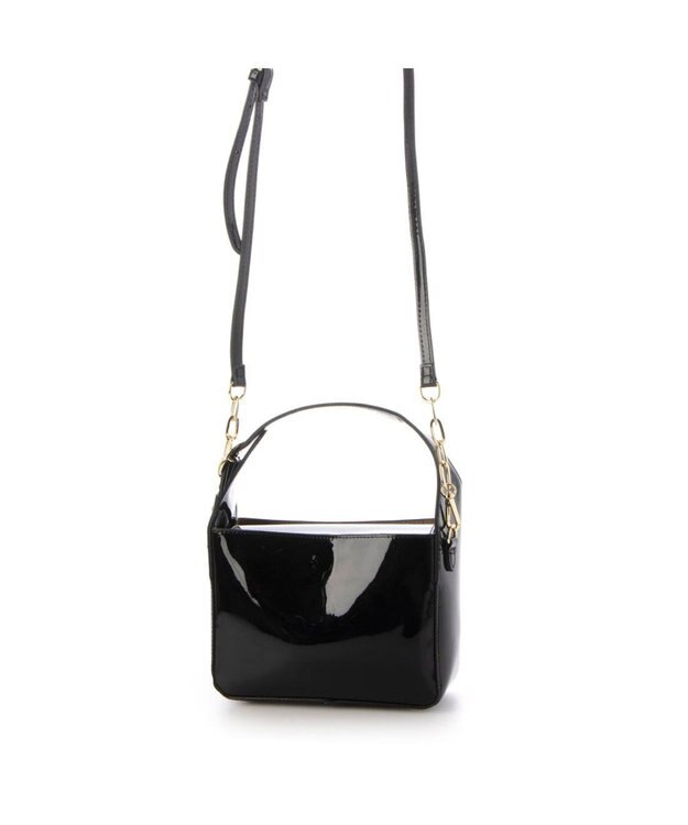 UNBILLION カシュカシュ cachecache / かっちりスクエア2wayバッグ ブラック