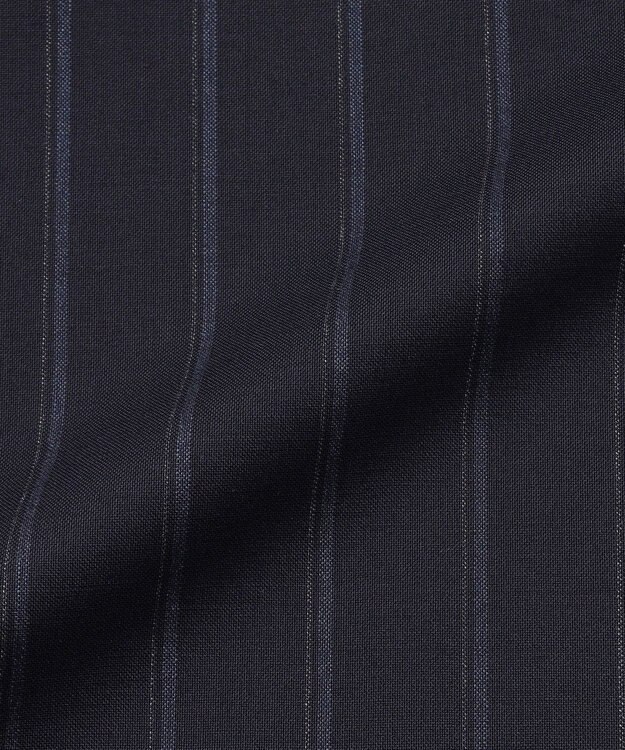 BEIGE， 【セットアップ対応】GEORGE / ウールストライプ  ツータックパンツ Navy Stripes