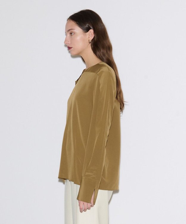 JOSEPH 【洗える】ニューシーディーシー　ブラウス Khaki