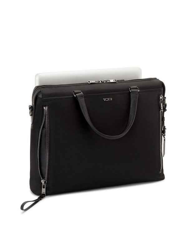 TUMI ビジネスバッグ レディス  VOYAGEUR 「ケンダルヴィル」ブリーフ BLACK/GUNMETAL