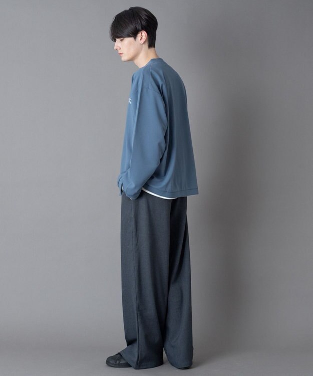 WEGO 【2点SET/ユニセックス着用ITEM】アンサンブルカーディガン（LS） サックス