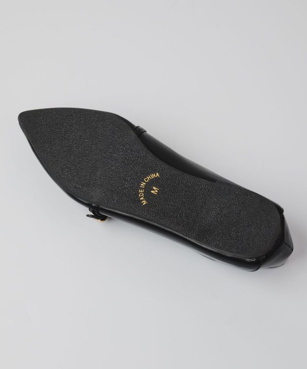 BONTRE 【PRECIEUX JOUET/プレシュウジュエ】ポインテッドフラットメリージェーン ブラック