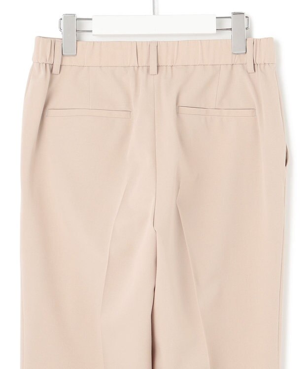 23区 【洗える】クリアストレッチ テーパードパンツ ベージュ系