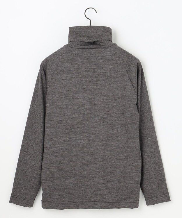JOSEPH ABBOUD MOUNTAIN 【UNISEX】ウォッシャブルウールタートルネック ライトグレー系