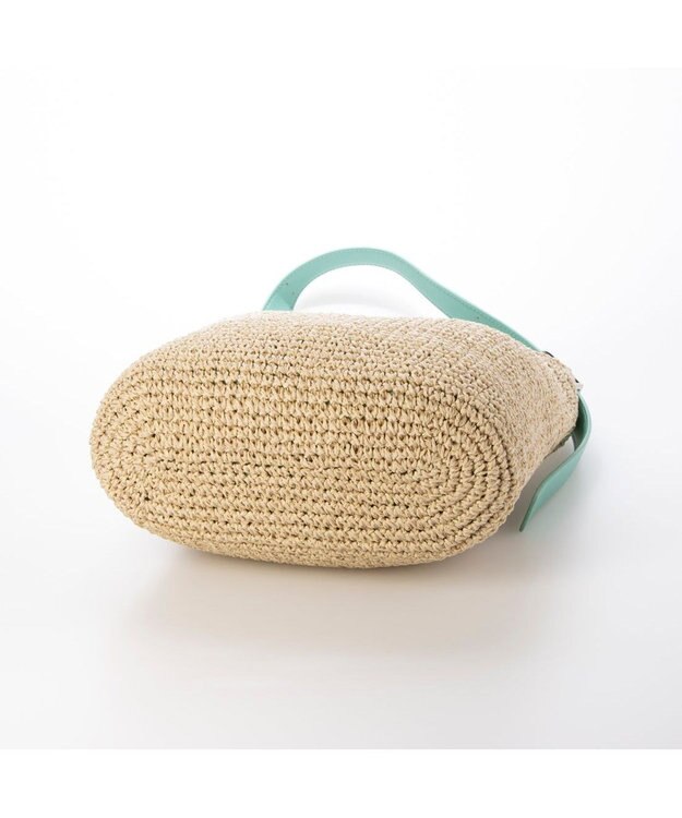 UNBILLION カシュカシュ cachecache / フリーハンドルクロッシェトートバッグ グリーン