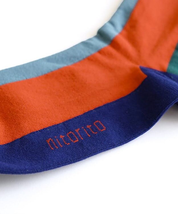 nitorito 【UNISEX】米沢オリジナル柄 block 靴下 green