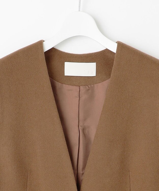 自由区 S 【カタログ掲載】Super100sライトビーバー ジレ キャメル