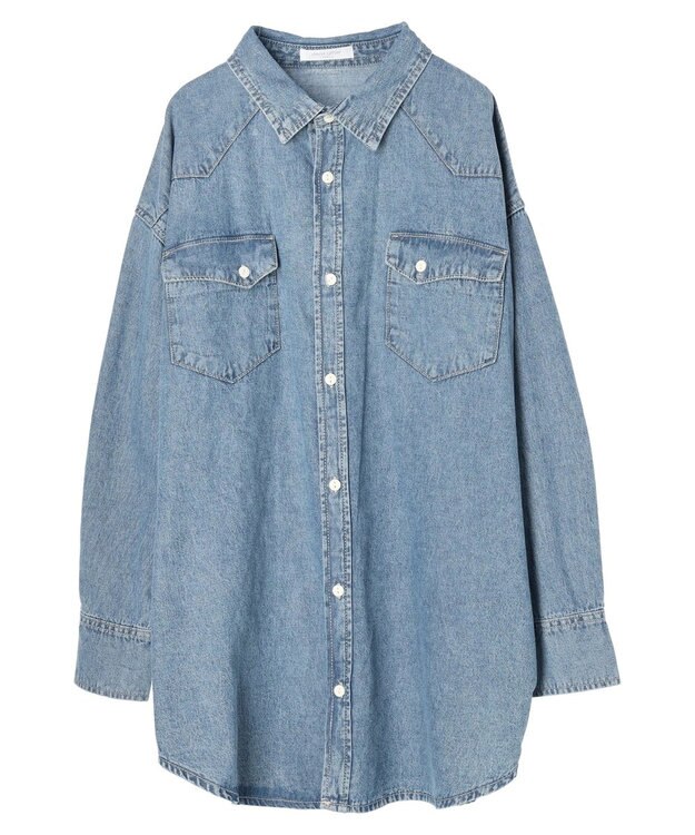 Green Parks ウエスタンＢｉｇデニムシャツ Indigo