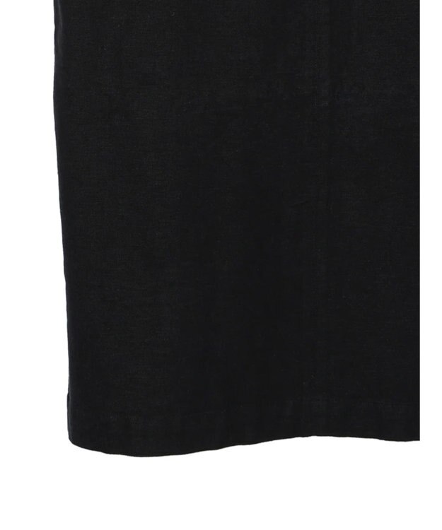 AMERICAN HOLIC リネンブレンドＩラインジャンバースカート Black