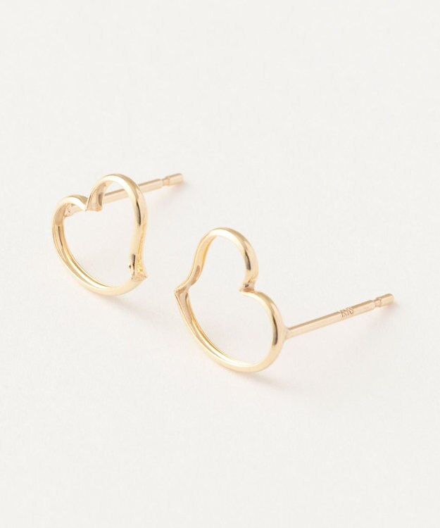 Phoebe 【K10】オープンハートピアス ゴールド