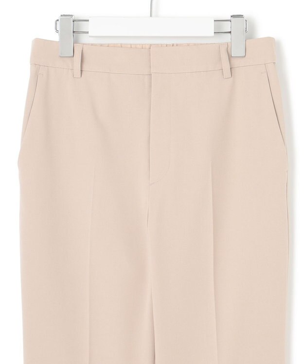 23区 S 【洗える】クリアストレッチ テーパードパンツ ベージュ系
