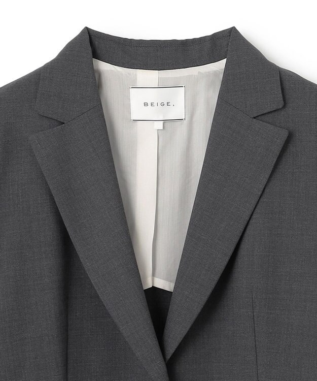 BEIGE， LAVAL / テーラードジャケット C.Gray