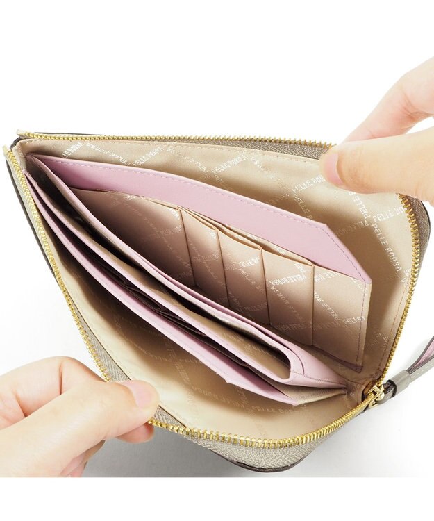 PELLE BORSA 短い長財布 Fine Goods フィーネグッズ 5443 トープ