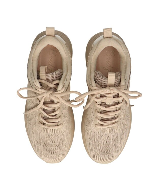 Bridget Birkin 【Bridget Birkin】スタイリッシュニットスニーカー グレー