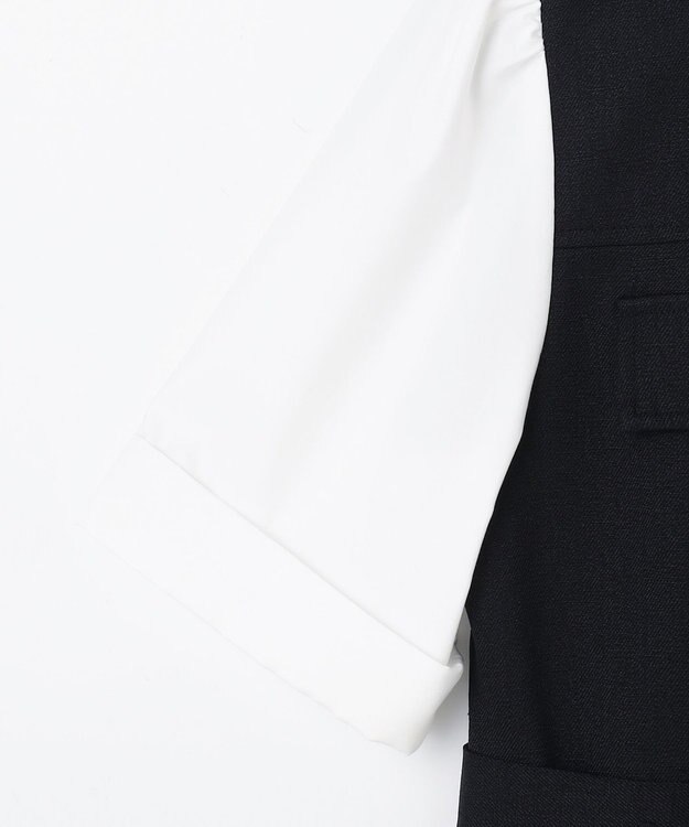 GRACE CONTINENTAL レイヤードコンビワンピース ブラック