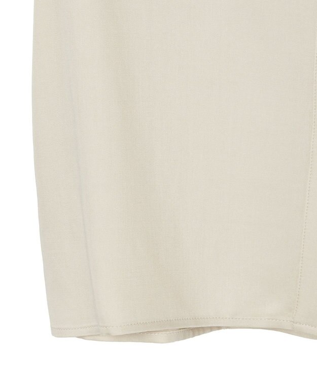 JOSEPH ソフトビスコーステーラリング　ノーカラーシャツ Quail