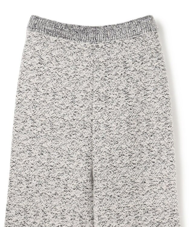 uncrave ツイードニット フレアパンツ オフ×ブラック