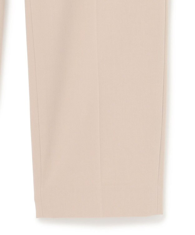 23区 【洗える】クリアストレッチ テーパードパンツ ベージュ系