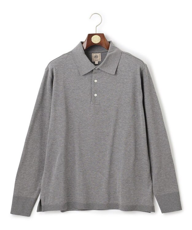 J.PRESS MEN 【きちんと感 × ニットのような柔らかな着心地】フレックスジャージ ポロシャツ グレー系