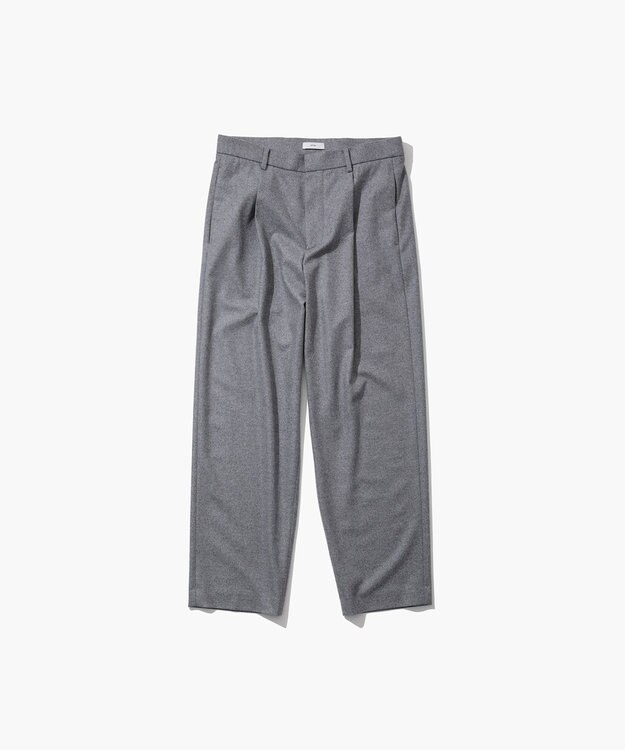ATON MERINO COLLEGE FLANNEL | スタンダードパンツ - UNISEX TOP GRAY