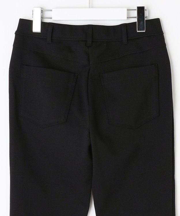 自由区 S 【WEB限定・洗える・撥水加工】ストレッチスリム レギンスパンツ ブラック系