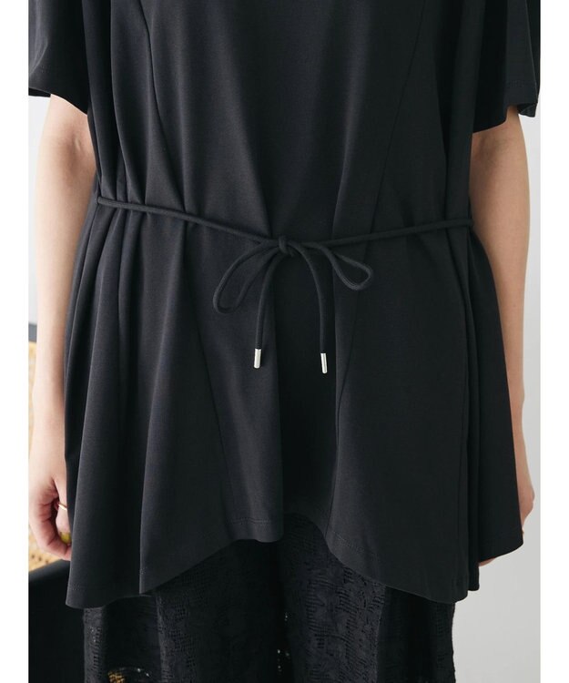 Green Parks ショルダーカットチュニック Black